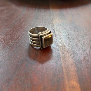 Silpada Smoky Quartz Ring Size 7 R1041